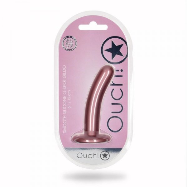 Smooth Silicone G-Spot Dildo - 5&#039;&#039; / 12 cm