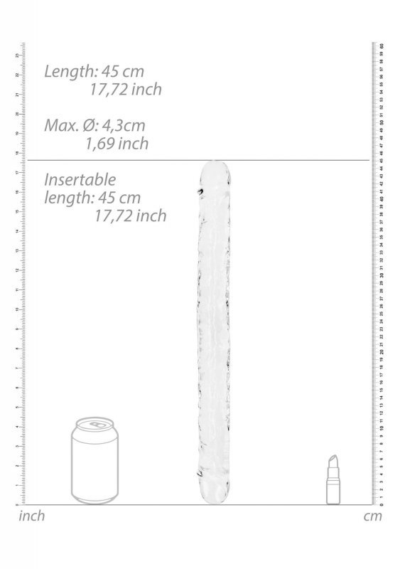 Realistic Double Dong - 18&#039;&#039; / 45 cm