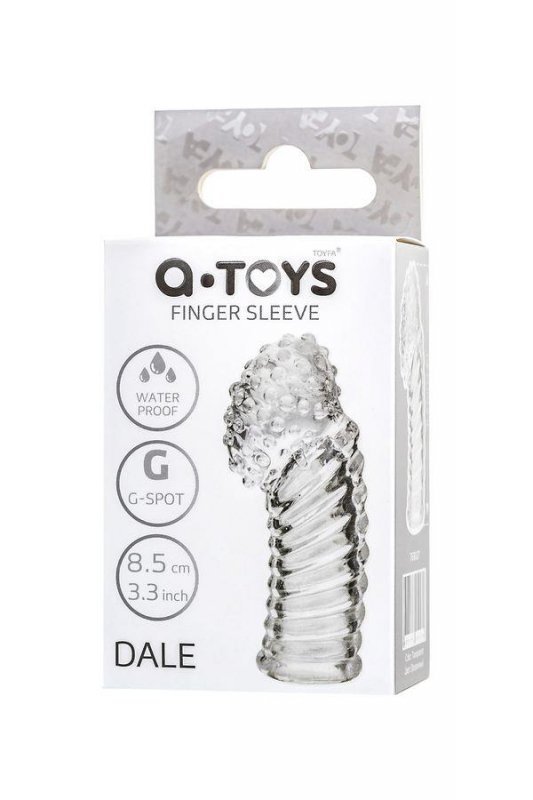 Sleeve finger A-toys Dale, TRE, transparent, 8.5 cm