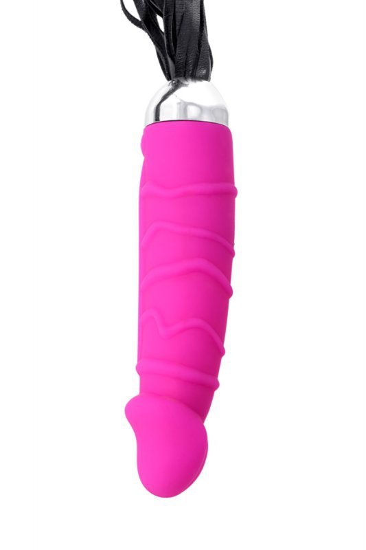 xBlack & Red, Vibrator, 6 vibration modes, silicone, pink, 16 cm, O 3.5 cm