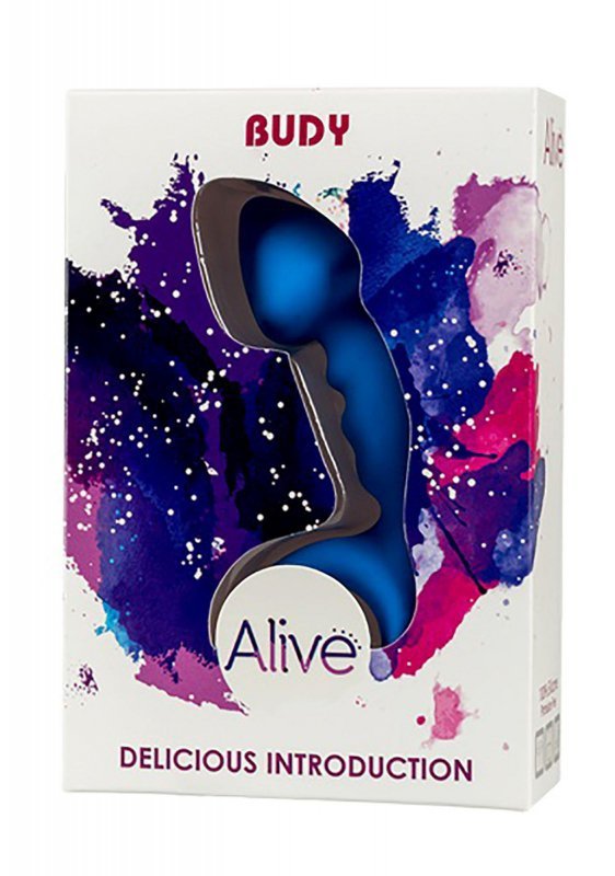 Plug/kulki-Artykuł wspomagania - Dildo Silic. Budy. Amuse-G. Blue