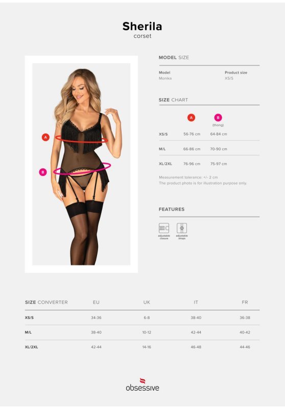 Sherila gorset i stringi  M/L