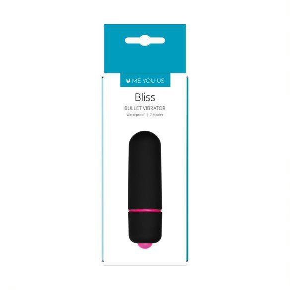 Wibrator-Me You Us  Bliss 7 Mode Mini Bullet Vibrator Black