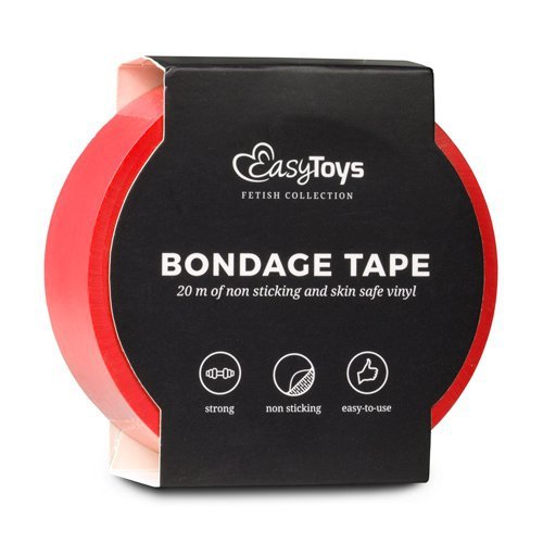 Wiązania-Red Bondage Tape 20 m