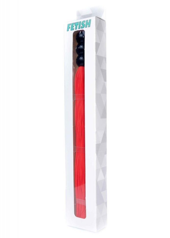 Silicone Whip Red 10&quot;&quot; - Fetish B - Series