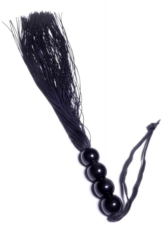 Silicone Whip Black 14&quot;&quot; - Fetish B - Series