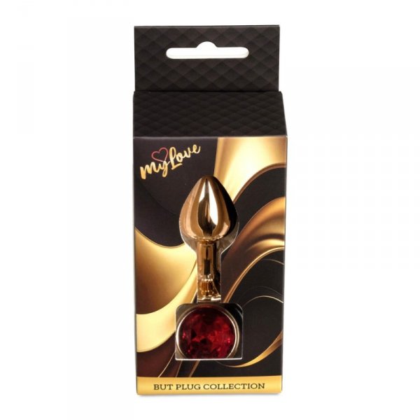 MyLove Toys - Jewellery Red Gold PLUG- Red