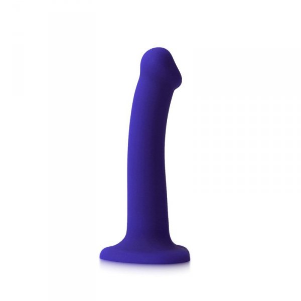 GLOW-LED DILDO PURPLE - M