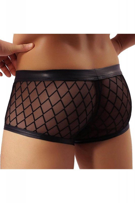 MEN&#039;S BOXERS MP056 BLACK (Size: S)