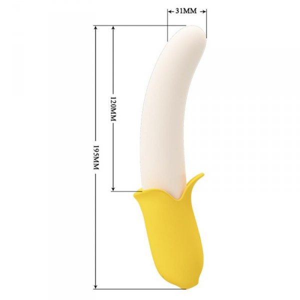 PRETTY LOVE - Banana Greek, 7 vibration functions 3 thrusting settings