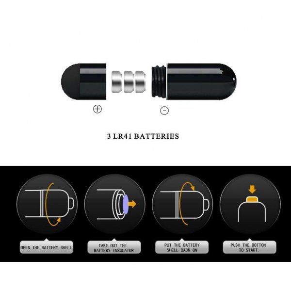 BAILE - BRAVE MAN SMOKE 5,91&quot;&quot; MULTI-SPEED vibration