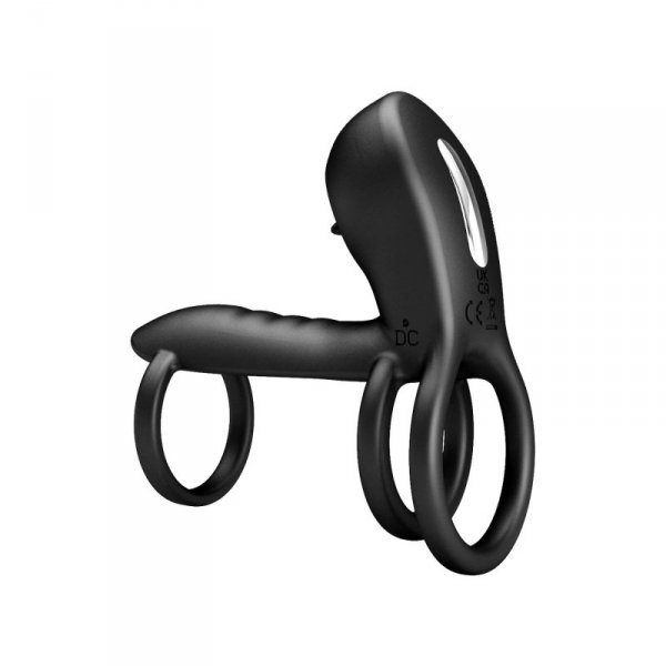 PRETTY LOVE - VIBRATING PENIS SLING Jammy, 12 vibration functions 12 licking settings Memory function