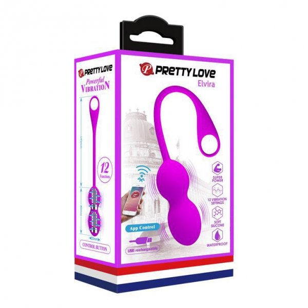 PRETTY LOVE - ELVIRA Purple- Kegel balls