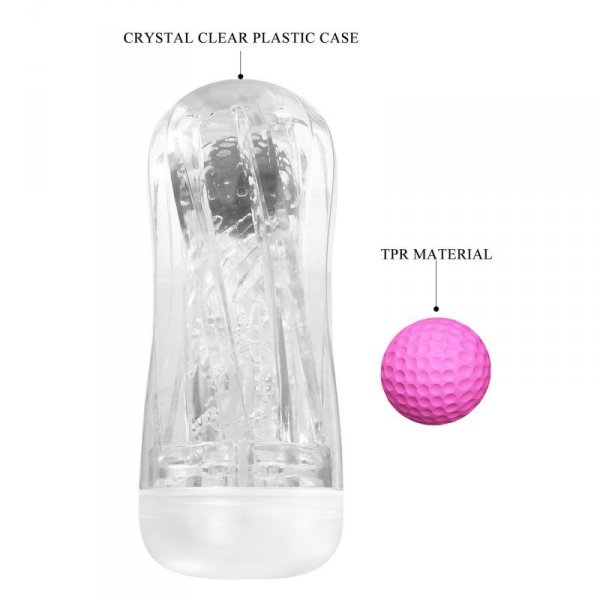 PRETTY LOVE - VACUM MASTURBATOR, WATERPROOF, TPE