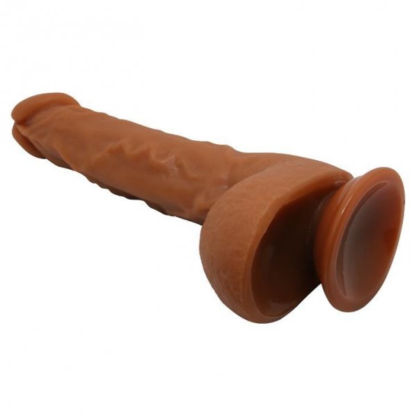 Realistyczne jasnobrązowe dildo BAILE JASON 