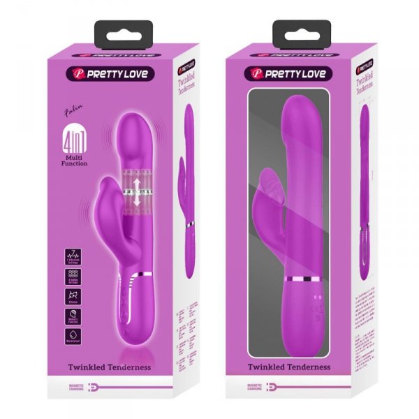 PRETTY LOVE - Twinkled Tenderness Purple, 7 vibration functions 4 rolling functions Memory function