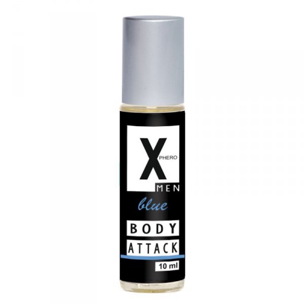 Perfumy męskie X-Phero Body Attack Blue wytworny zapach