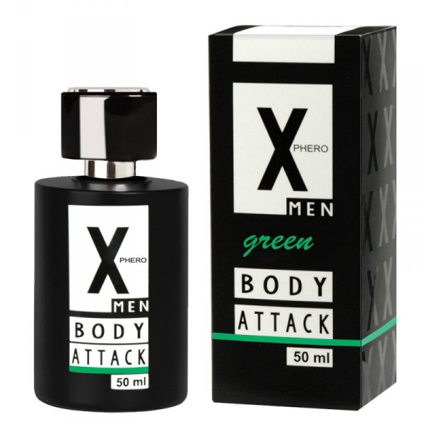 Perfumy męskie o świeżym, pięknym zapachu. Body Attack Green for men