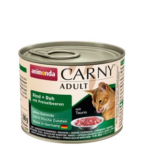ANIMONDA Carny Adult puszka wołowina i sarnina z borówką 200 g
