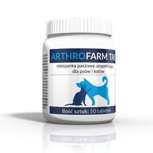 ARTHROFARM - Mieszanka paszowa uzupełniająca dla psów i kotów 50szt.