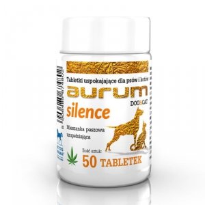 AURUM SILENCE - Tabletki uspokajające dla psów i kotów