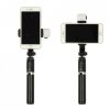 Kijek do selfie z pilotem Bluetooth statyw tripod lampka LED czarny