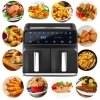Frytkownica beztłuszczowa Air fryer BD-653 czarno-srebrna