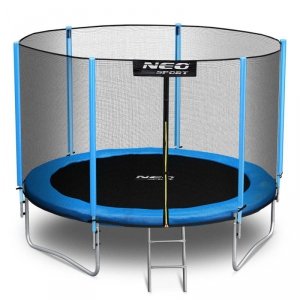 Trampolina ogrodowa 10ft/312cm z siatką zewnętrzną i drabinką
