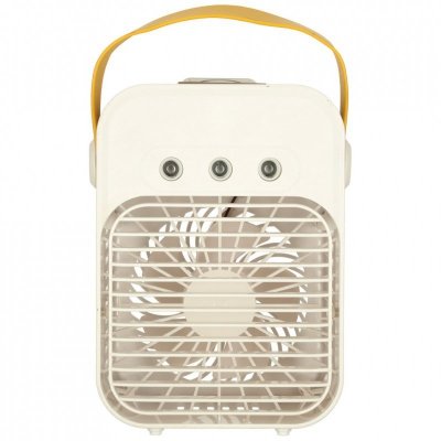 Klimatyzator klimator przenośny wentylator biurkowy nawilżacz 3w1 USB biały