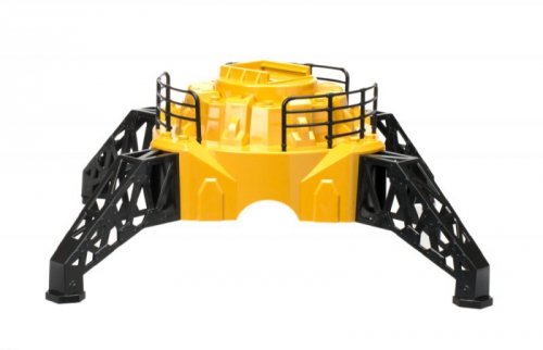 Dźwig Żuraw budowlany zdalnie sterowany  RC z hakiem 4CH 128cm