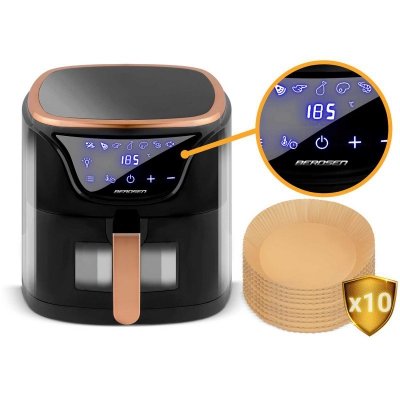 Frytkownica beztłuszczowa Air fryer BD-652 czarno-złota