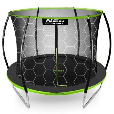 Trampolina ogrodowa profilowana 10ft/312cmz siatką wewnętrzną Neo-Sport