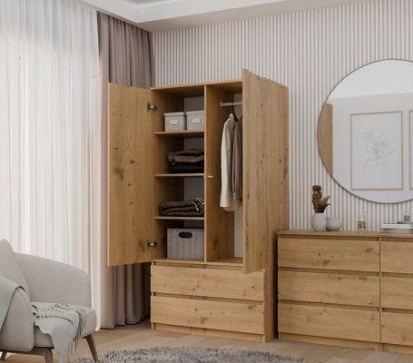 Szafa Malwa SS-90 DĄB ARTISAN