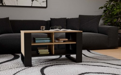 Stolik Modern 4P DĄB ARTISAN CZARNY