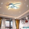 Lampa LED sufitowa plafon do pokoju dziecięcego ściemniana LUMELA + pilot samolot