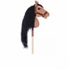 Tootiny Koń na kiju Hobby Horse HOPPIHORSE A3 Bay - ciemny brąz, maść gniada