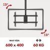 Maclean Uchwyt sufitowy dla TV max 60kg, MC-112B                        vesa 600x400