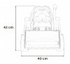 Traktor Spychacz G320 dla najmłodszych dzieci Żółty + Ruchoma łyżka + Melodie + Klakson + Światła LED