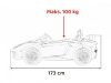 Lamborghini Aventador SV na akumulator dla 2 dzieci Czerwony + Silnik bezszczotkowy + Pompowane koła + Audio LED