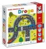 Gra edukacyjna Puzzle Droga dla dzieci 3+ Układanie jezdni + Wyścigi samochodów