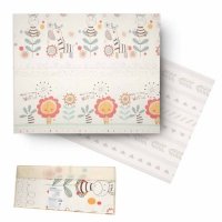 Mata edukacyjna piankowa dwustronna składana 180x200cm zwierzęta wzór 