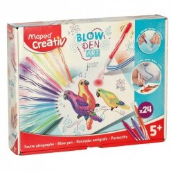 Flamastry dmuchane kreatywne mazaki zestaw artystyczny Crative 24 szt. Maped