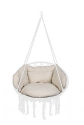Poduszka do bocianiego gniazda huśtawki ecru