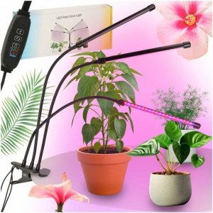 Lampa do roślin LED uprawy wzrostu panel 3 żarówki