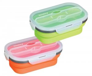 SILIKONOWY SKŁADANY LUNCH BOX KLAUSBERG KB-7022