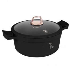 GARNEK TYTANOWY 28cm BERLINGER HAUS BH-7784 BLACK ROSE