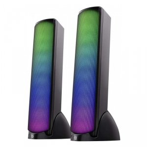 Głośniki komputerowe SKYPULSE 2.0 60W + bluetooth RGB