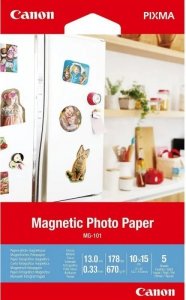 Canon Magnetyczny papier fotograficzny MG-101 10x15 5 arkuszy 3634C002