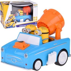 Minionki w Akcji! Interaktywne AUTO Jeździ Gada Świeci i Dmucha ZA5940 