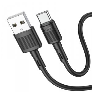 Kabel USB A do USB C Hoco 3A 1 m X83 czarny